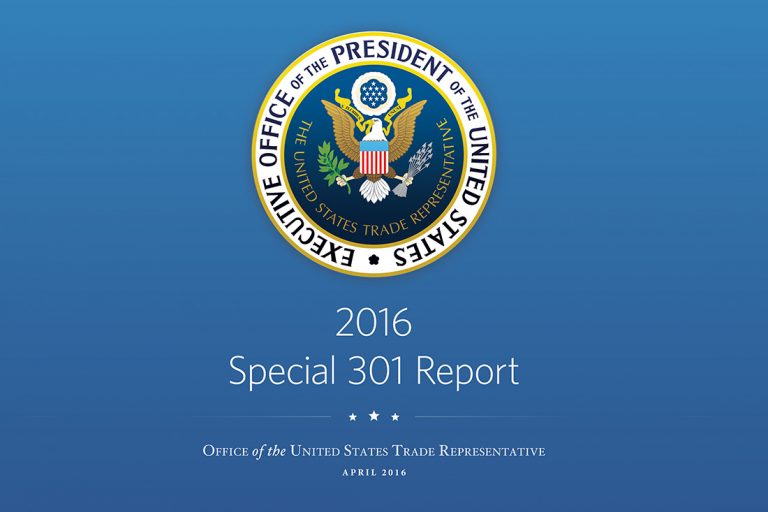 SPECIAL REPORT 301: Italia, ancora fuori dalla watch list dei Paesi sotto osservazione SPECIAL REPORT 301: Italia, ancora fuori dalla watch list dei Paesi sotto osservazione