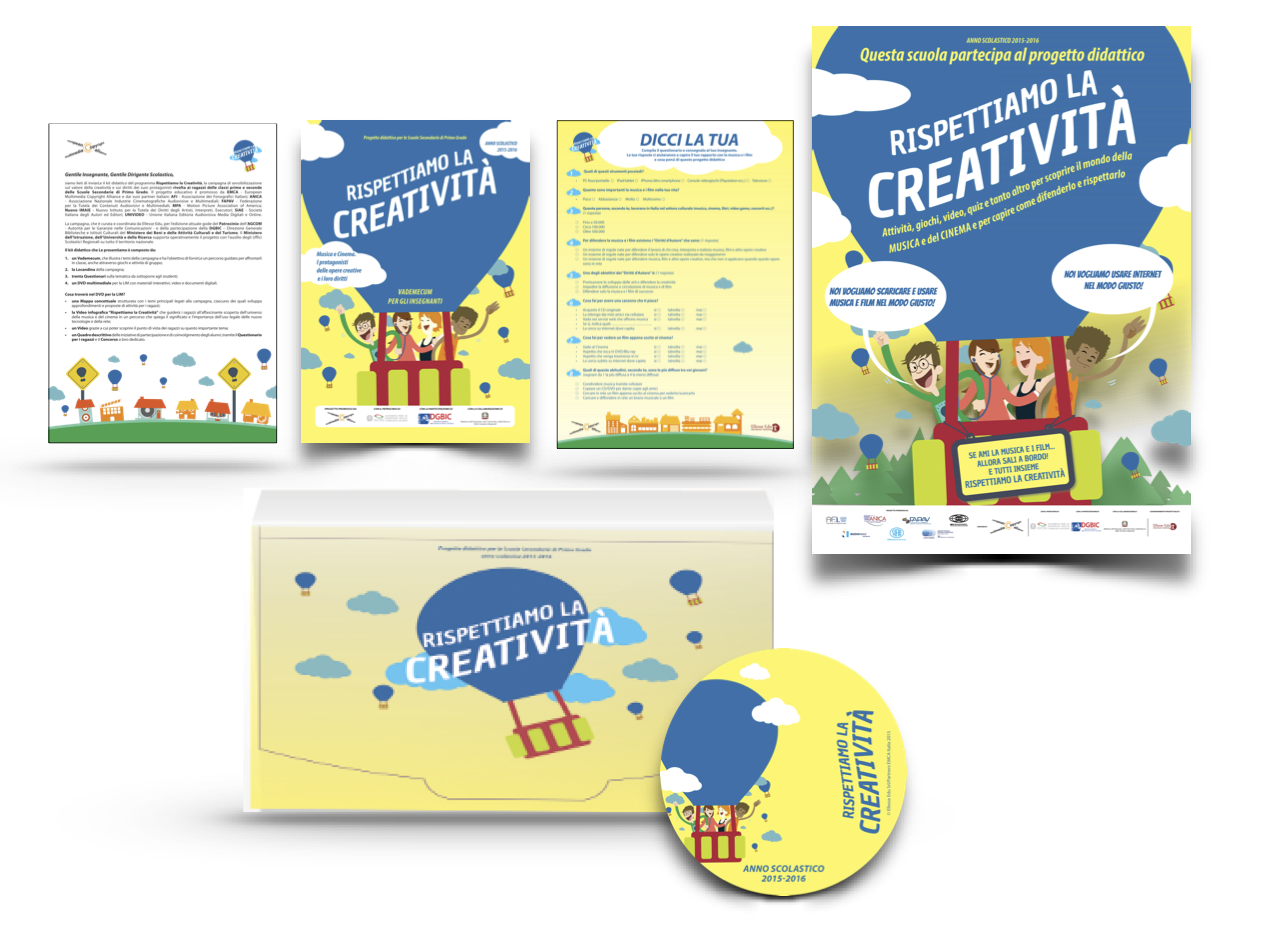 “Rispettiamo la Creatività”: il kit didattico